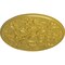 Ekena Millwork Baile Ceiling Medallion (Fits Canopies up to 6"), Hand-Painted Rich Gold, 31 1/4"OD x 2 1/4"P CM31BARGS - alternate 4